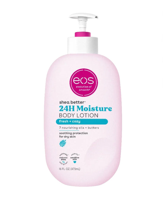 Eos fresh and cozy cashmere lotion