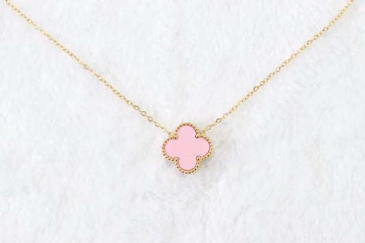 18k gold plated Clover necklace with high quality