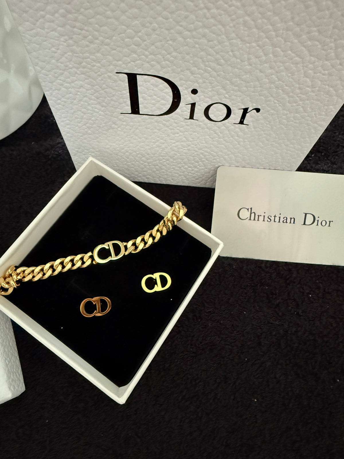 C D braclet and stud with premium packaging