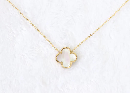 18k gold plated Clover necklace with high quality