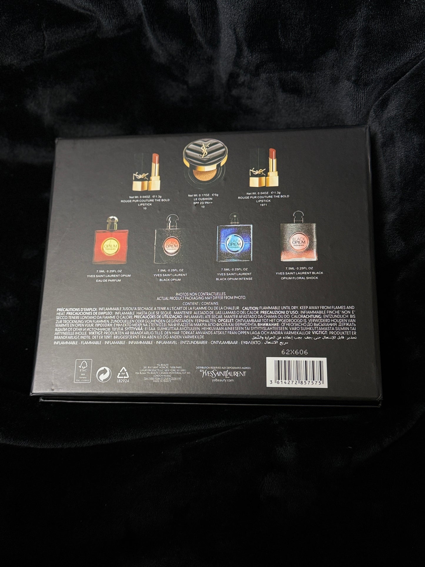 7pcs y s l set with mini perfume