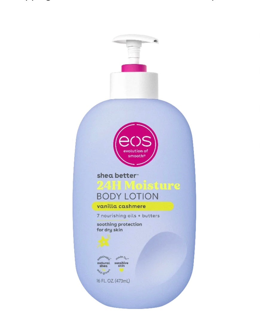 Eos vanilla cashmere lotion