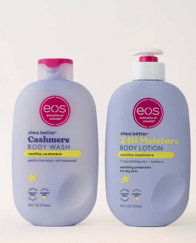 Eos Vanilla Cashmere lotion and Body wash combo