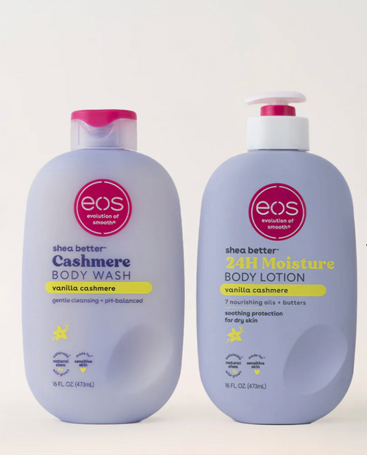 Eos Vanilla Cashmere lotion and Body wash combo