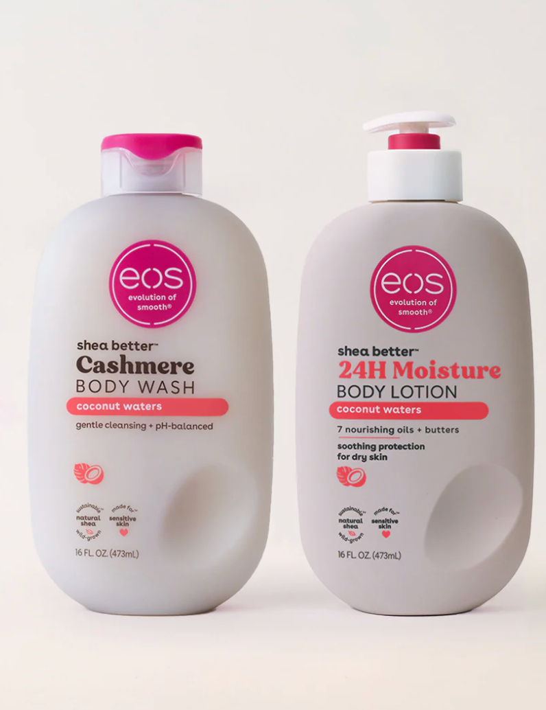 Eos Coconut waters lotion and Body wash combo