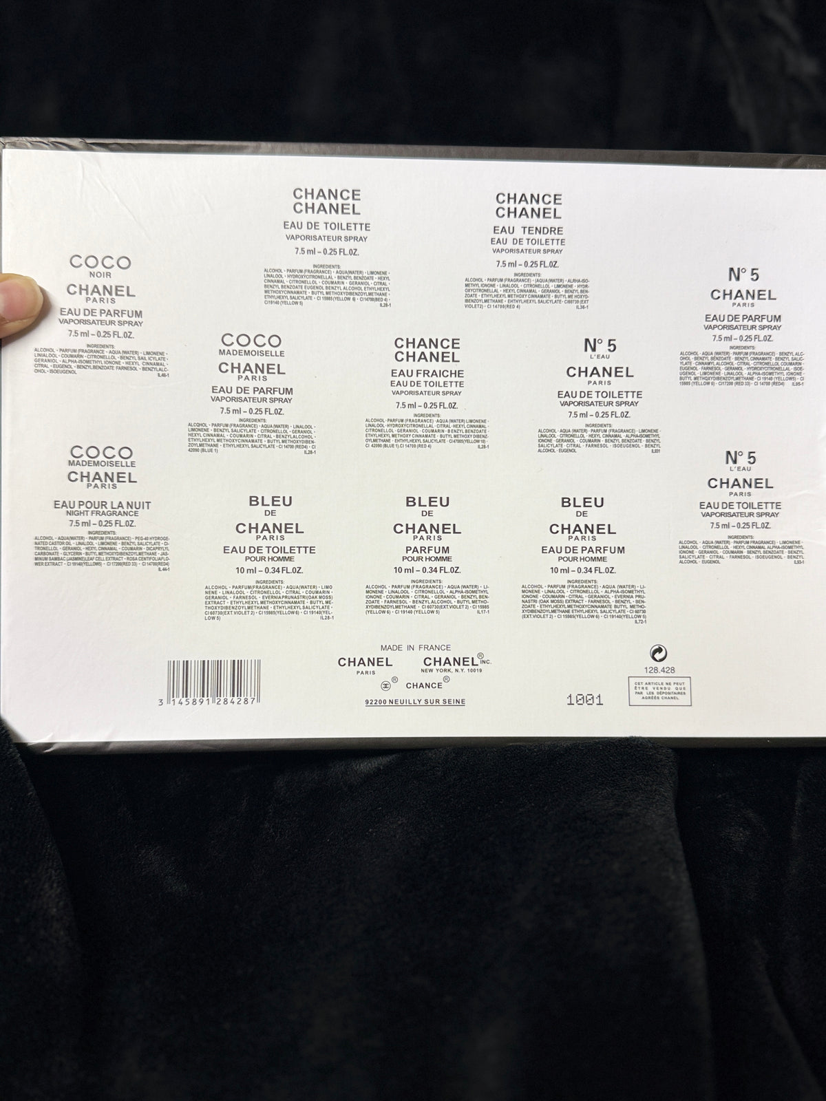 C mini perfume 12 set with premium packaging and gifting bag
