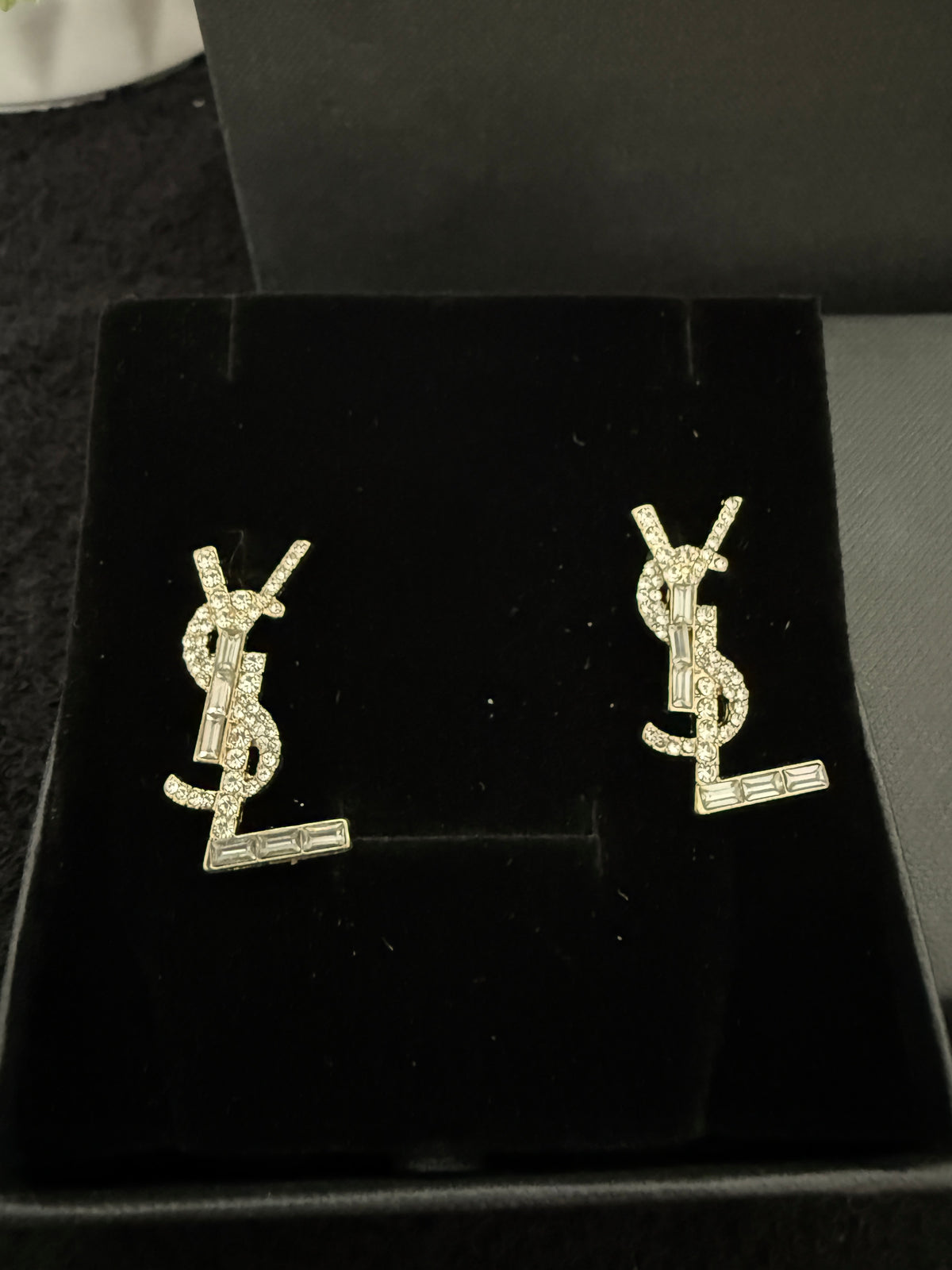 YY diamond earrings
