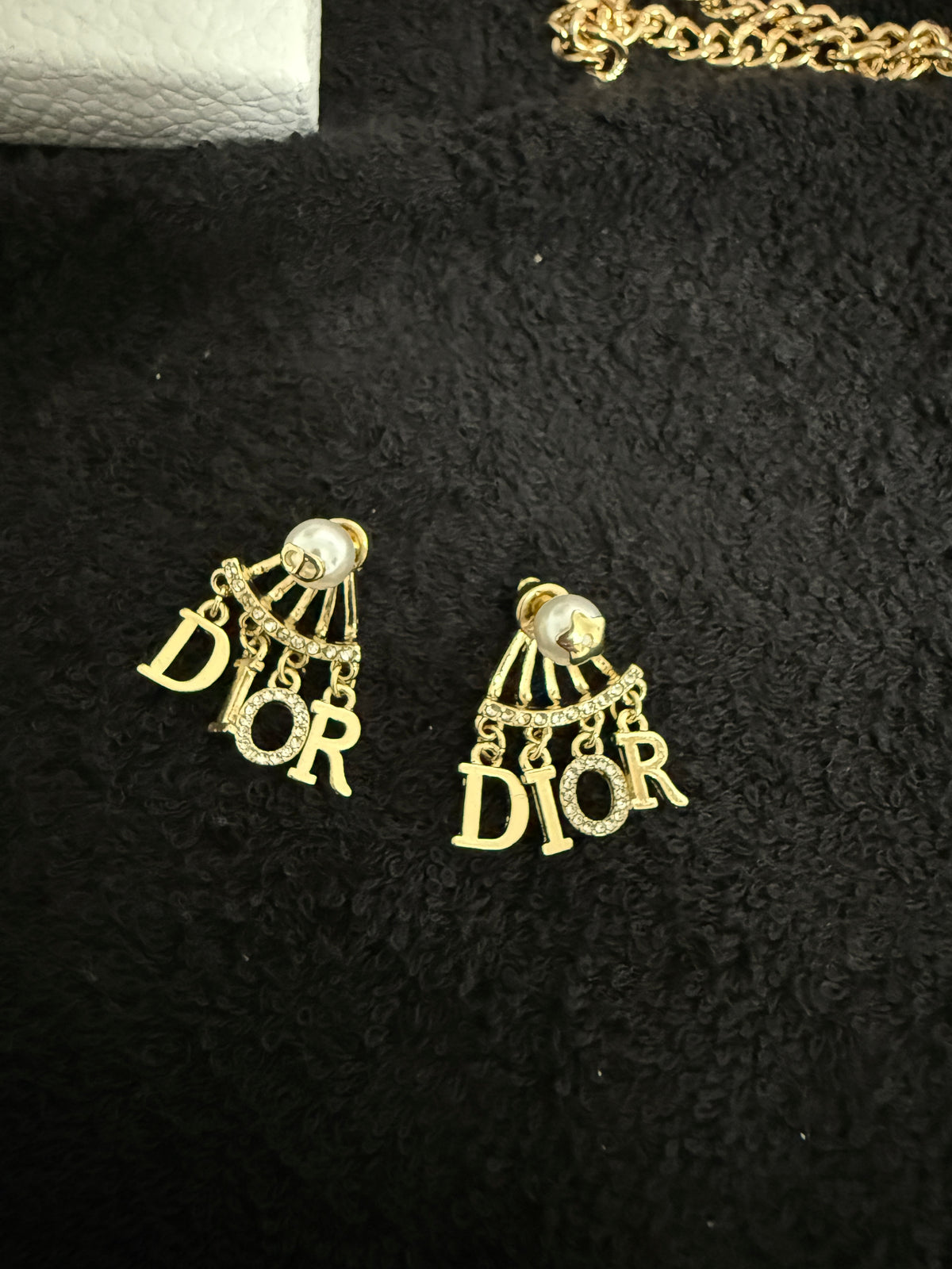 Dioor hanging earrings