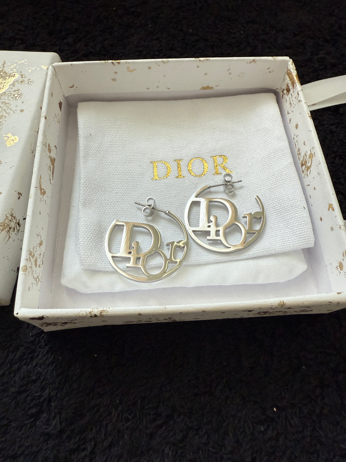 C D hoops in sliver