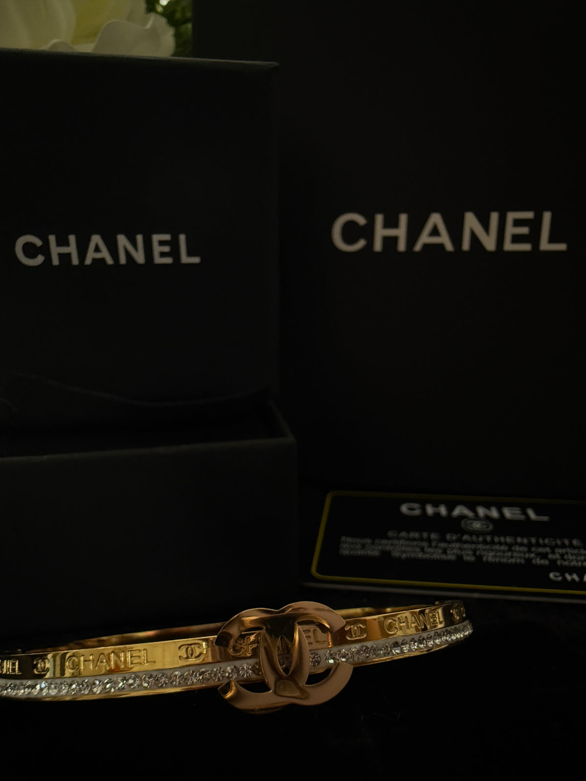 CC gold plated bracelet