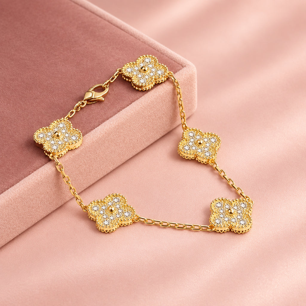 V & C 18 k gold plated jewelry bracelet