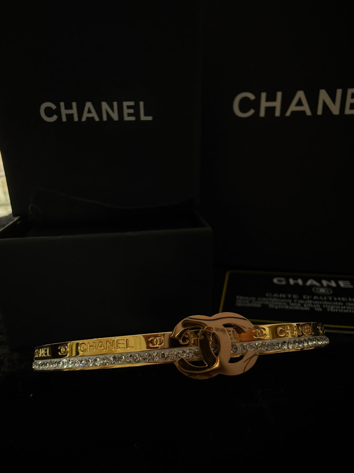 CC gold plated bracelet