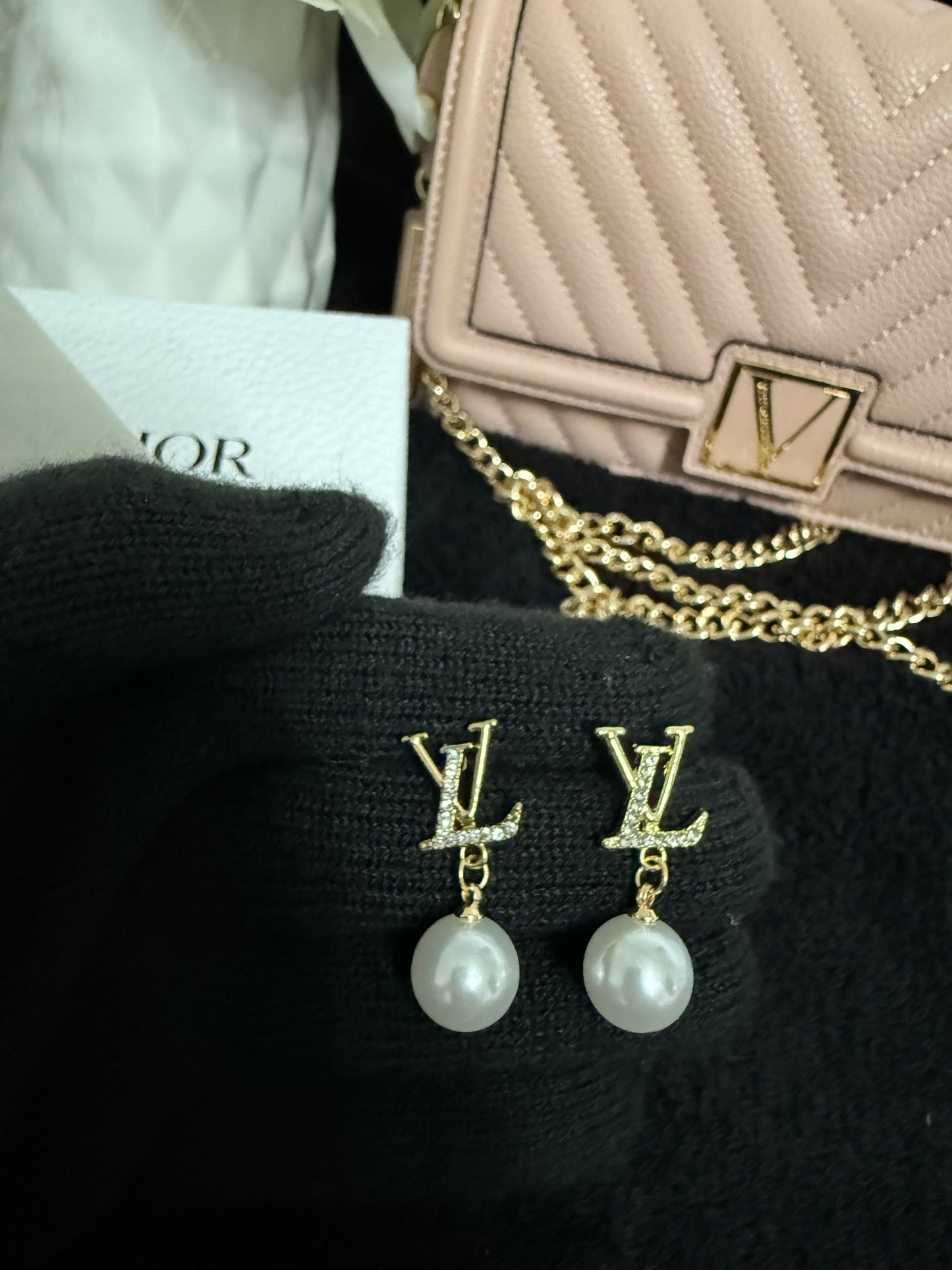 VL diamond earrings zirconia