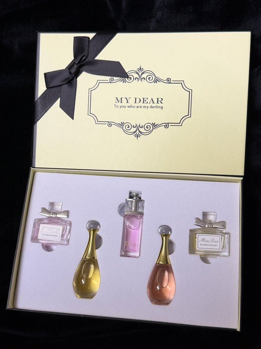 5pcs of D!or mini perfume set